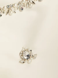 Marcella Beaded Mikado Sheath Dress