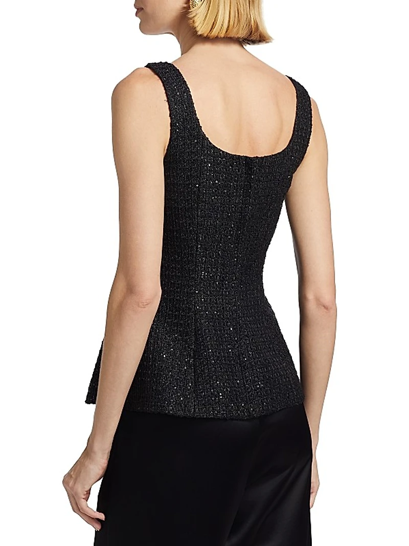 Rosita Tweed Top