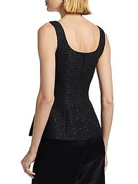 Rosita Tweed Top