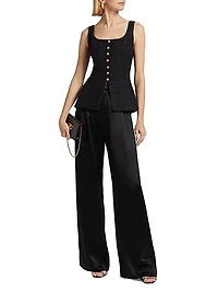 Rosita Tweed Top