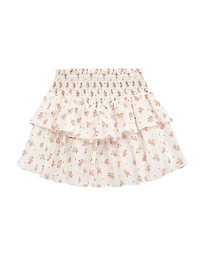 Girl's Brooke Floral Tiered Skirt