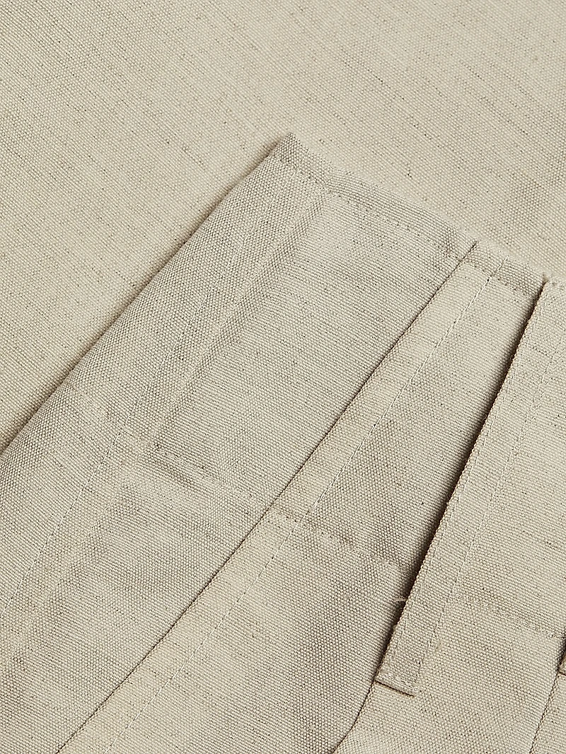 Sack Wide-Leg Wool-Blend Trousers