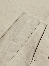 Sack Wide-Leg Wool-Blend Trousers