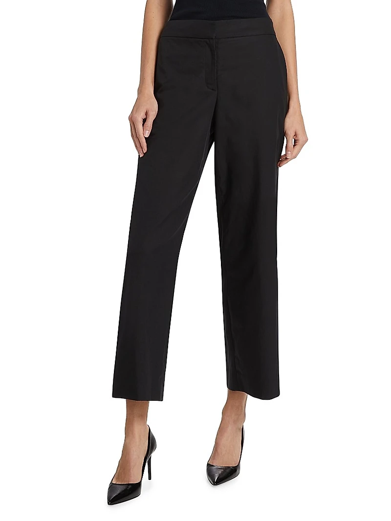 Nohan Crop Straight-Leg Pants