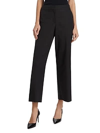 Nohan Crop Straight-Leg Pants