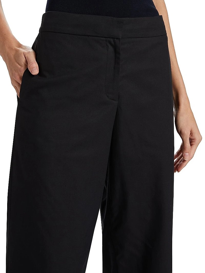Nohan Crop Straight-Leg Pants