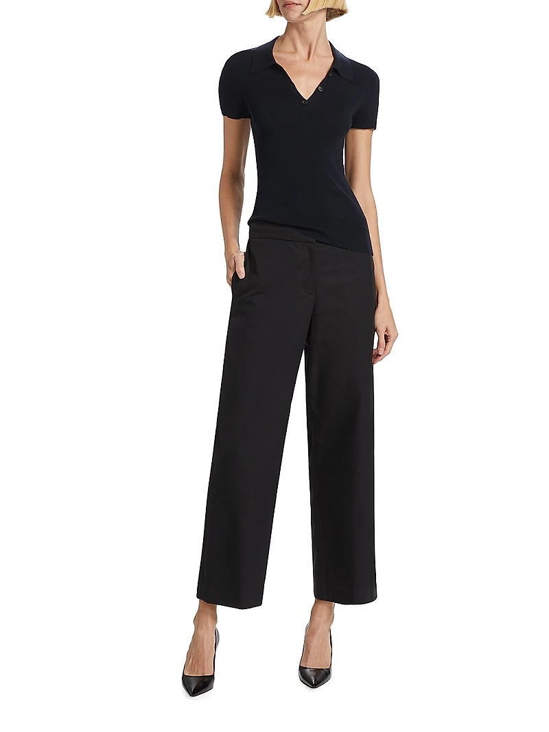 Nohan Crop Straight-Leg Pants