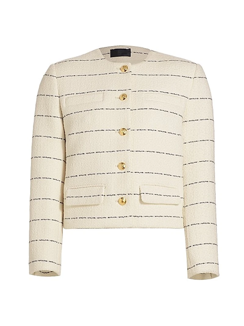 Paige Striped Cotton-Blend Jacket