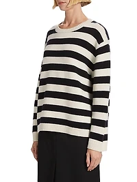 Trina Striped Cashmere Sweater