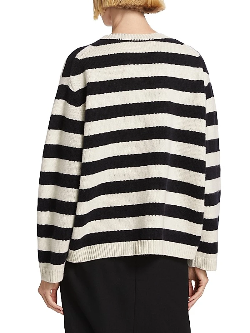 Trina Striped Cashmere Sweater