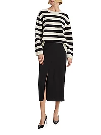 Trina Striped Cashmere Sweater