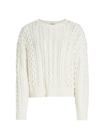 Rory Cotton Cable-Knit Sweater