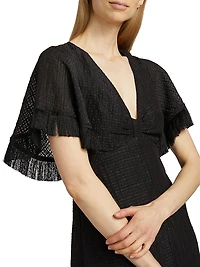 Octavia Linen-Blend Minidress