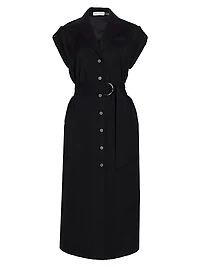 Celia Belted Shirtdress