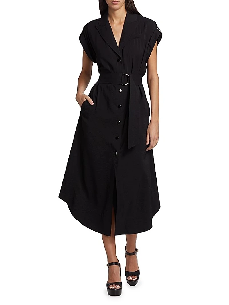 Celia Belted Shirtdress