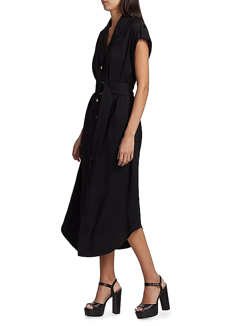 Celia Belted Shirtdress