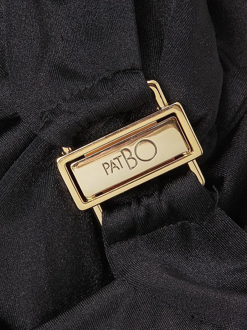 Halter Satin Bikini Top