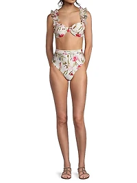 Viera Floral Bikini Bottom