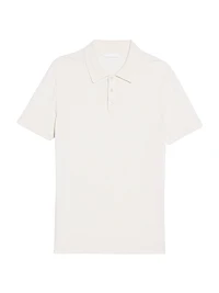 Wool & Silk-Blend Polo Shirt