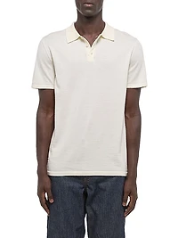 Wool & Silk-Blend Polo Shirt