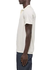 Wool & Silk-Blend Polo Shirt