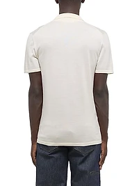 Wool & Silk-Blend Polo Shirt