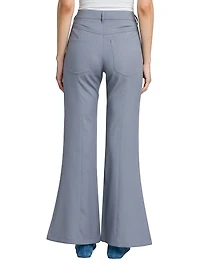 Wool & Mohair Flared Trousers