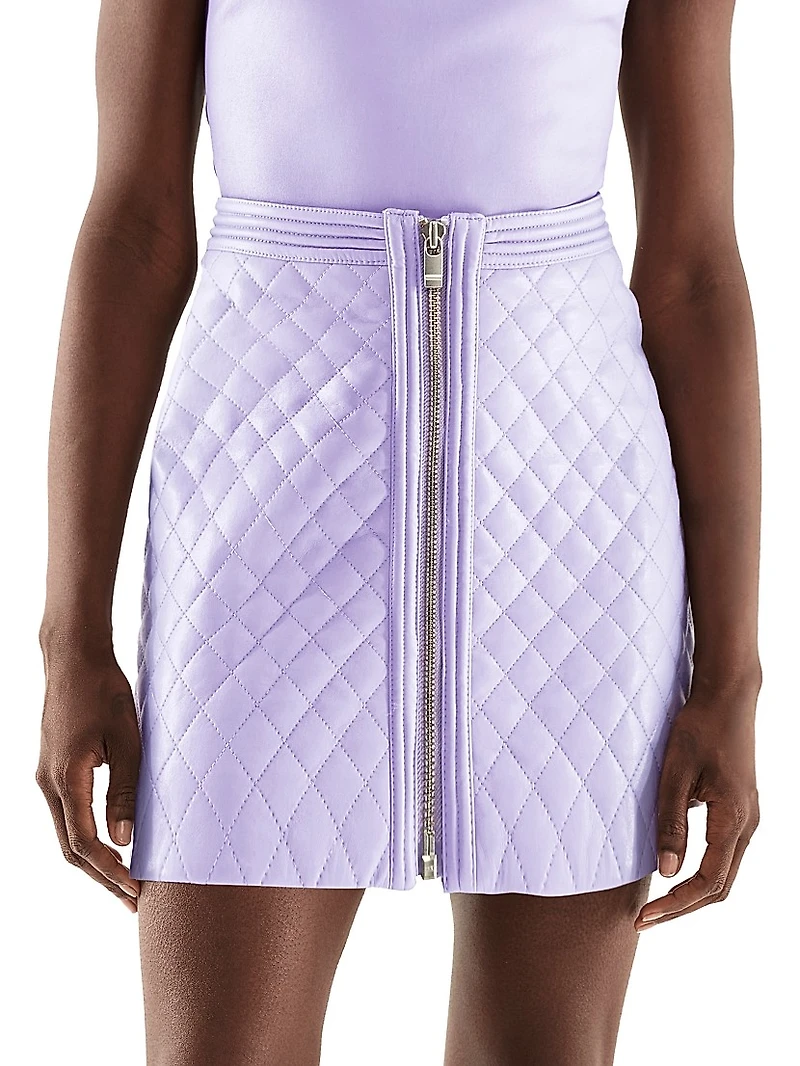 Nico Recycled Leather Skirt