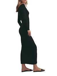 The Sara Off-The-Shoulder Midi-Dress