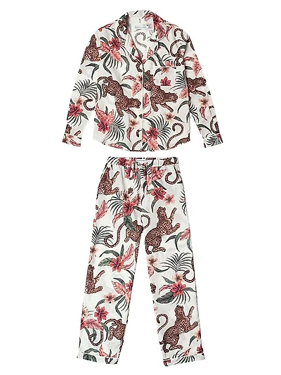 Cotton Jungle 2-Piece Pajama Set