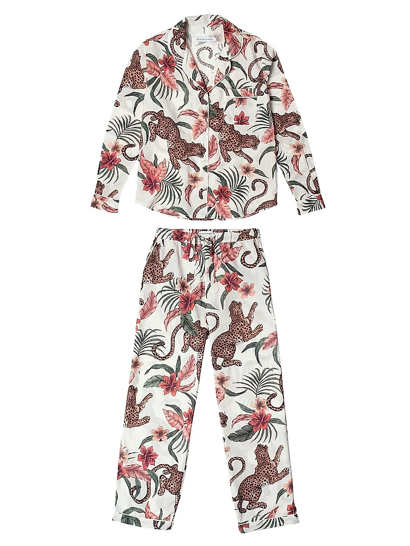 Cotton Jungle 2-Piece Pajama Set