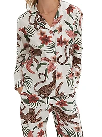 Cotton Jungle 2-Piece Pajama Set