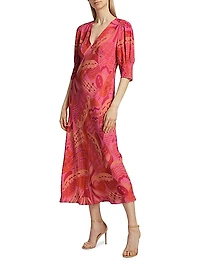 In The Spirit Of Palm Beach Zadie Midi-Dress