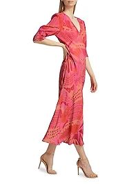 In The Spirit Of Palm Beach Zadie Midi-Dress