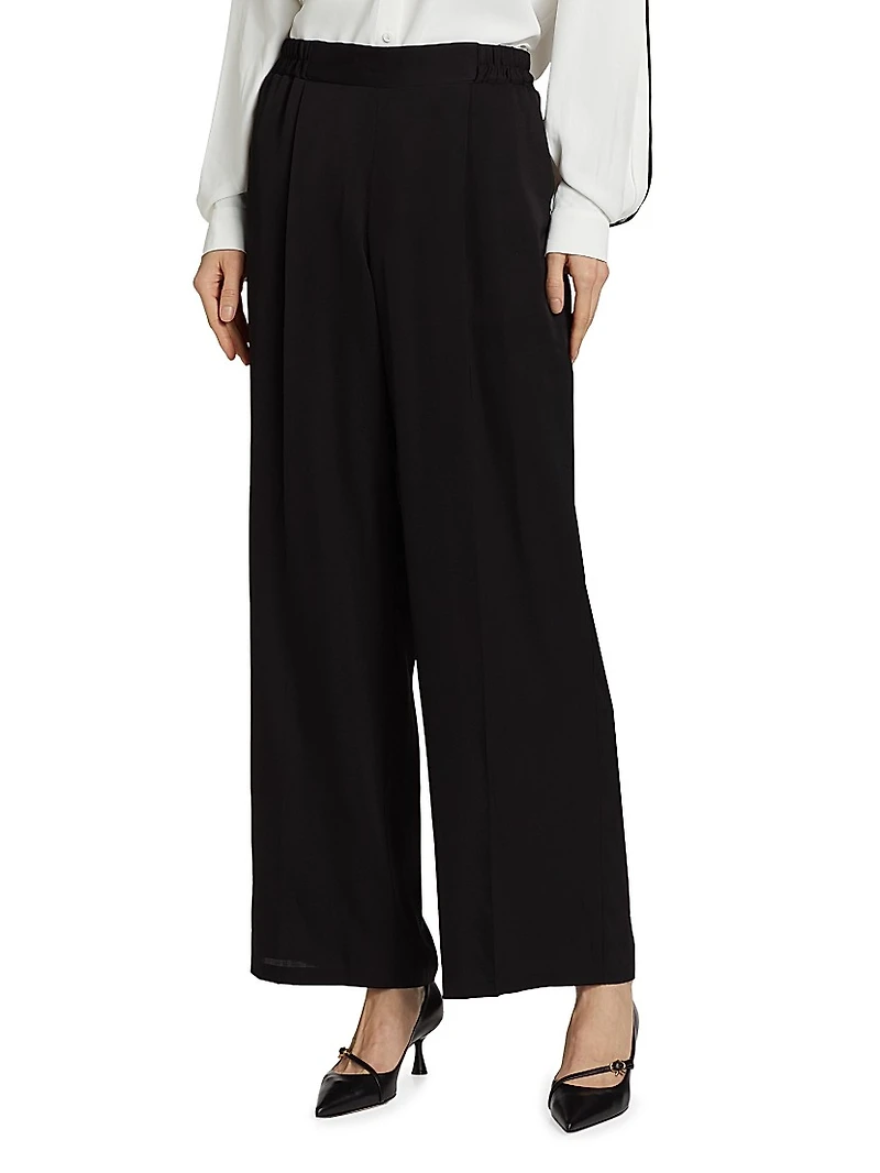 The Katya Silk-Blend Pants