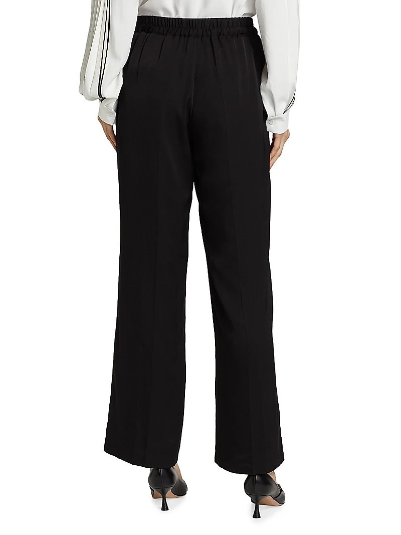 The Katya Silk-Blend Pants