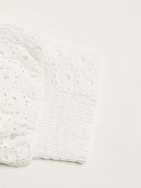 Lainey Mixed-Media Top