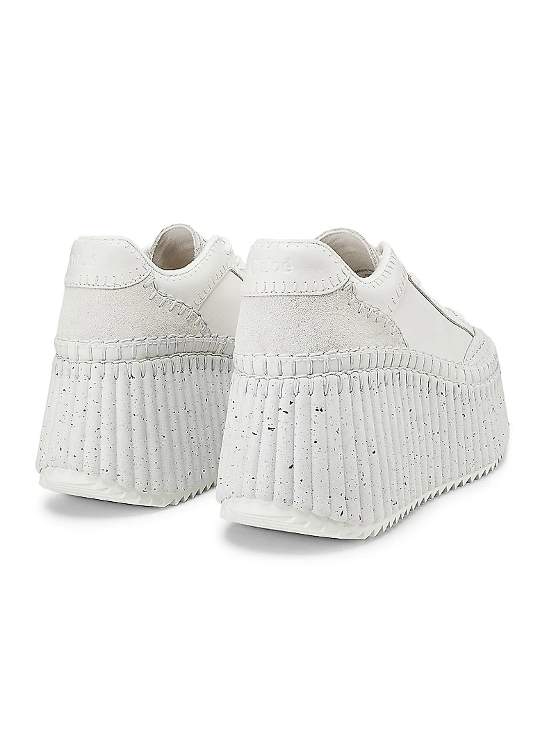 Nama Leather Platform Sneakers