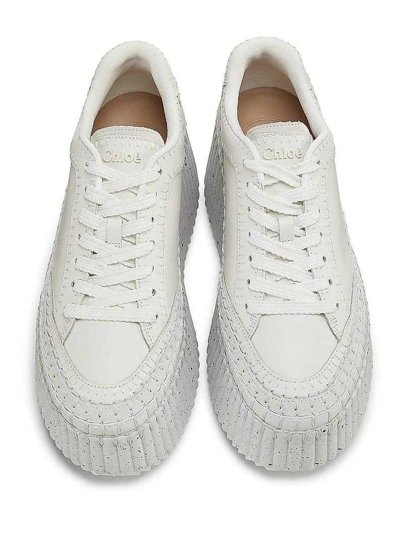 Nama Leather Platform Sneakers