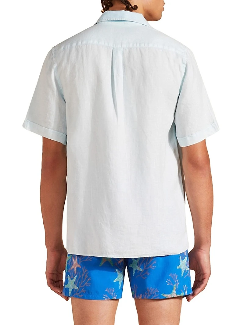 Linen Camp Shirt