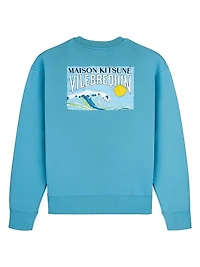 Vilebrequin x Maison Kitsuné Waves Cotton Sweatshirt