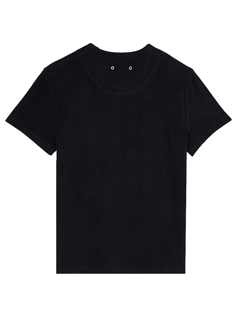 Cotton-Blend Crewneck T-Shirt