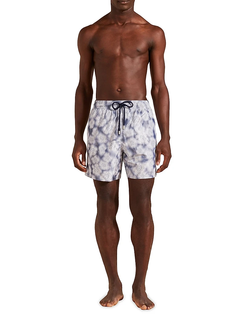 Turtle Graphic Swim Shorts
