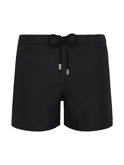 Linen Swim Shorts