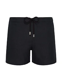 Linen Swim Shorts