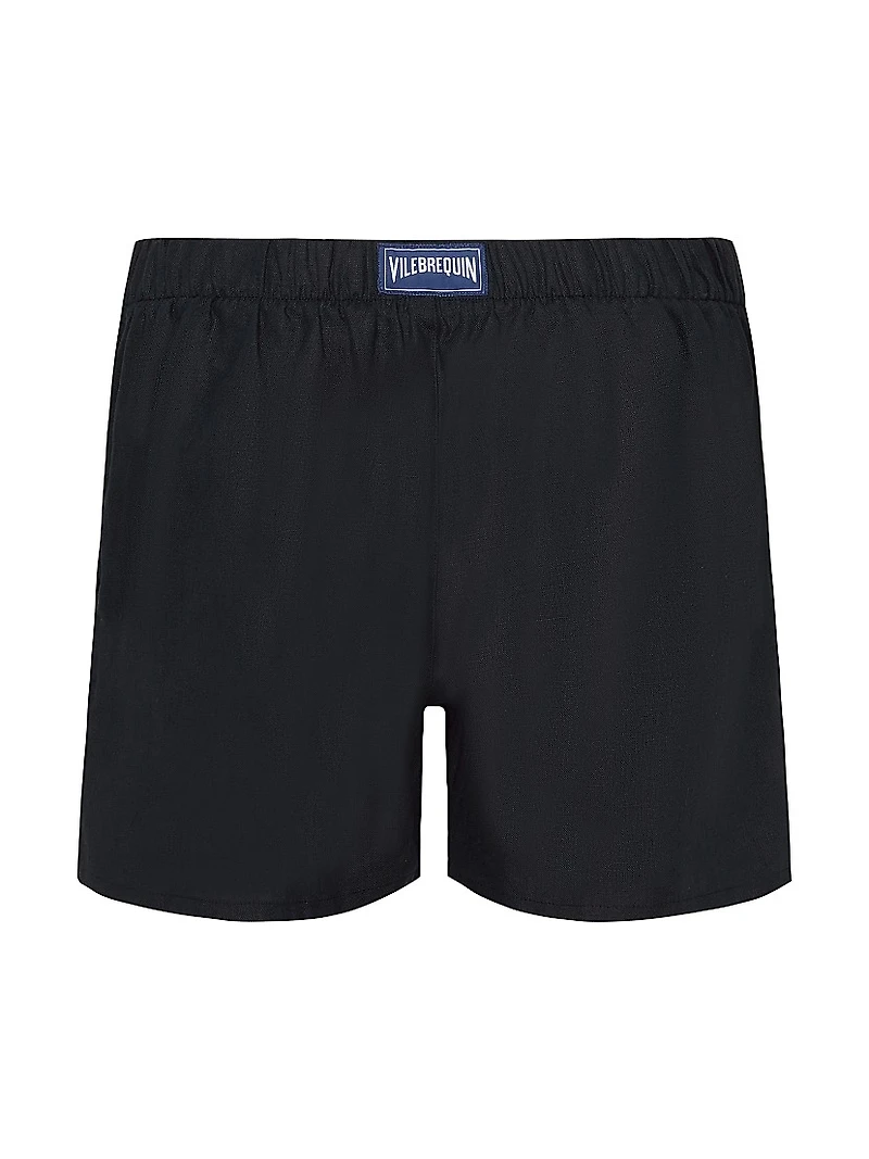 Linen Swim Shorts