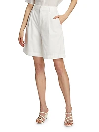 Washed Cotton Shorts