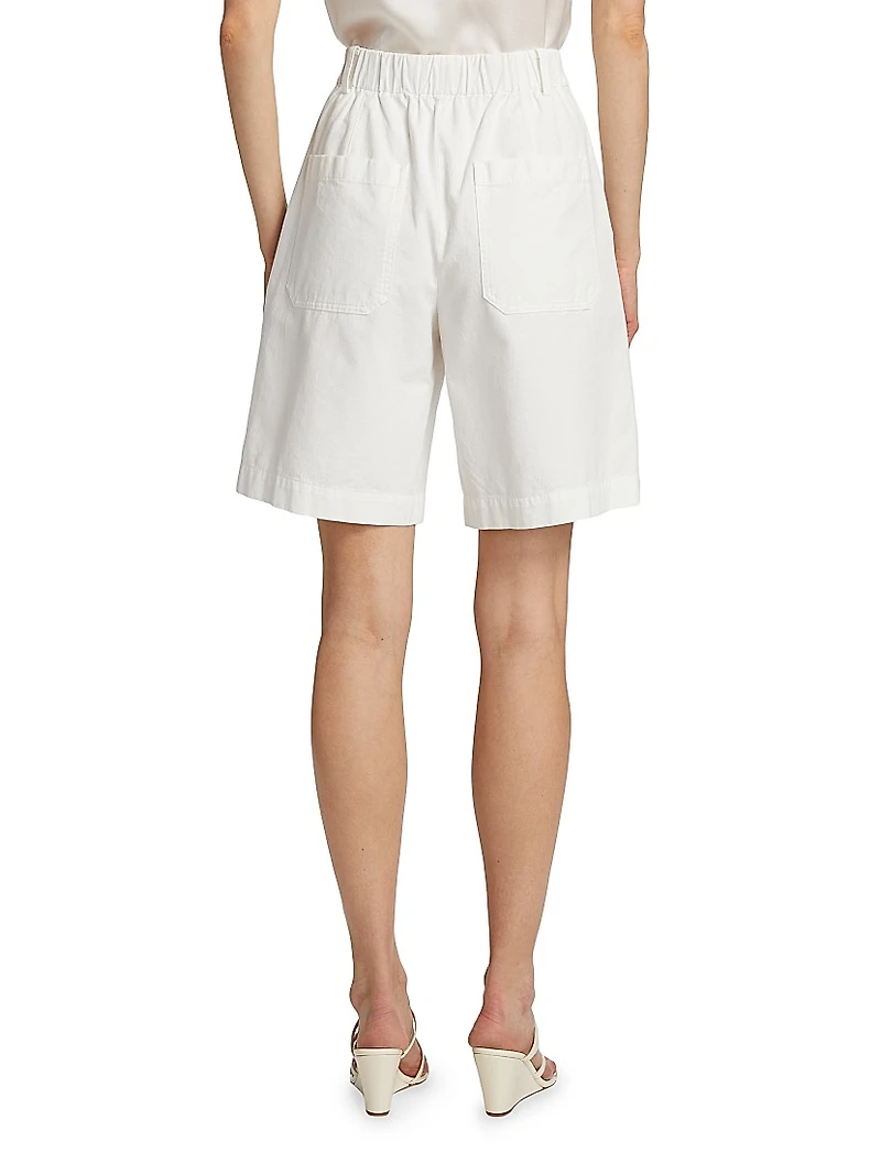 Washed Cotton Shorts
