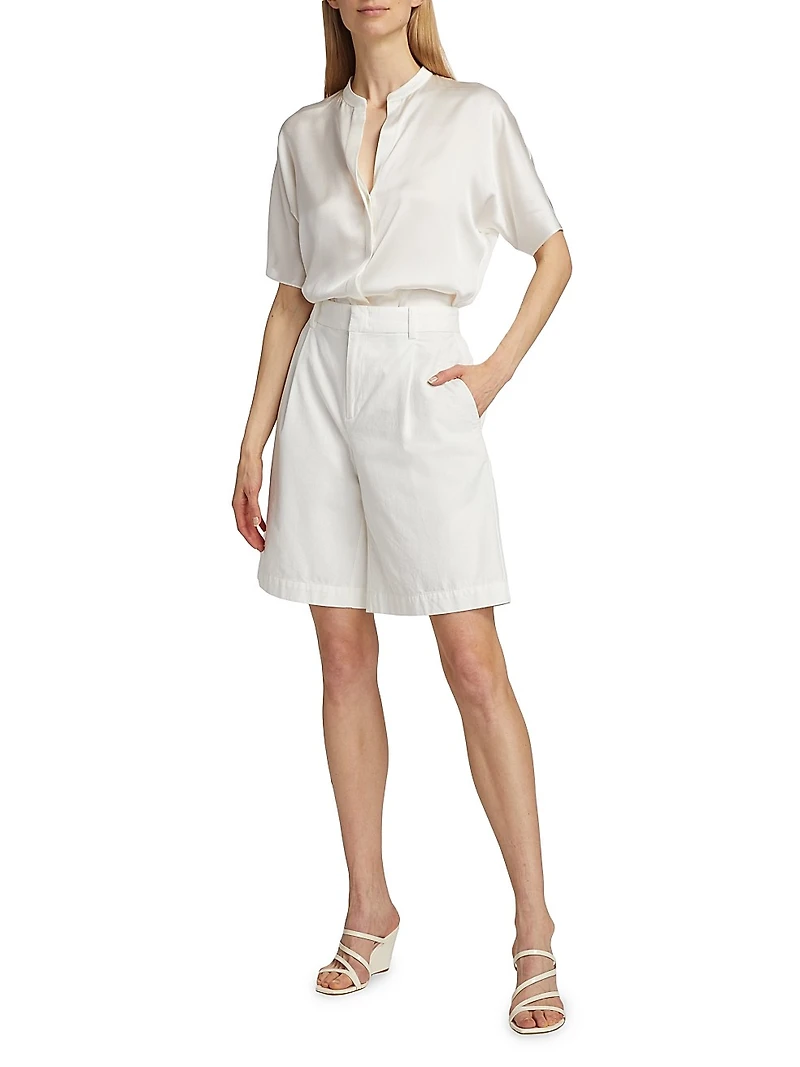 Washed Cotton Shorts