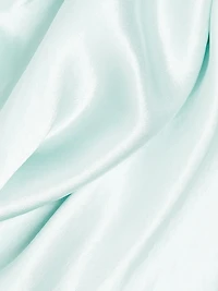 Satin Frayed-Edge Cami Midi-Dress